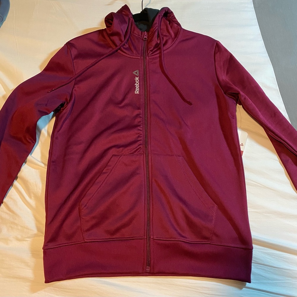 NWT Reebok Zip Up Hoodie